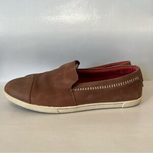 Olukai Alohi Leather Comfort Flats Slip On Loafers